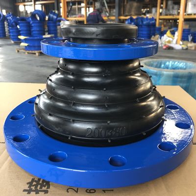 Tee Bellow Epdm مفصل توسع المطاط / مفصل توسع مطاط كرة مزدوجة لوسائط المياه