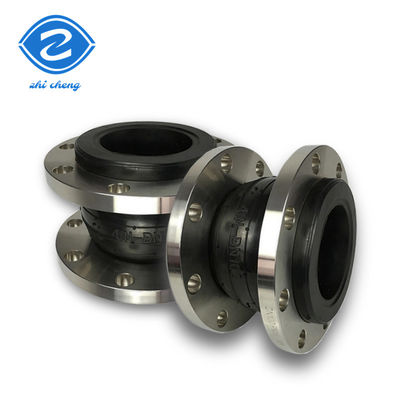 أنابيب النيوبرين المطاطية التوسع المشترك ضد الزيت مكافئ الزلزالية Ss304 فلانج Epdm كرة واحدة