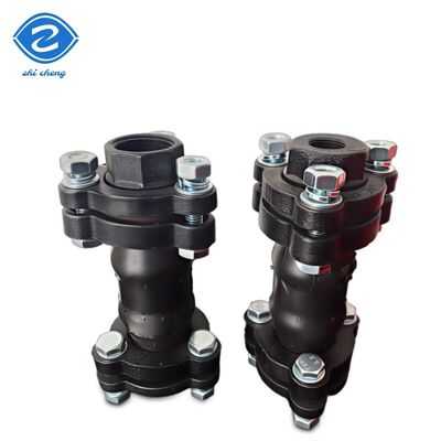 مادة EPDM ذات الخيوط الثلاثية السلكية الحزمة المطاطية التوسع المشترك للأنابيب DN15-DN50 ربط المطاط المرن