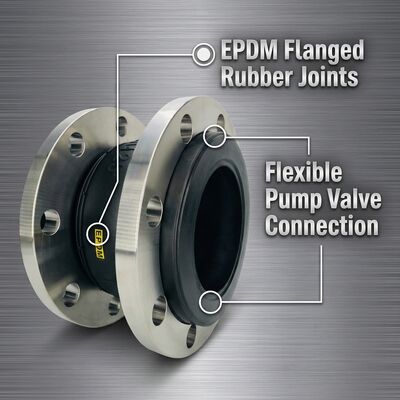 Ss304 نوع اللحاء EPDM المفاصل المرنة المطاطية التوسعية